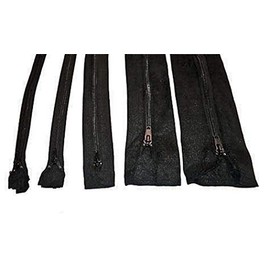 Electriduct 2.5" Zipper Sleeve Braided Wrap Flexible Cable Management Wire Cover Cord Organizer - 5 Feet - Black (Pack of 3)