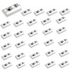 30pcs M5 T Spring Nuts Roll In Spring T Nuts