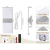 Plug in Wall Sconces with Remote, 3000K-6500K Stepless Color Temperature,