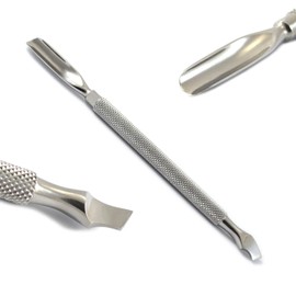 3Pcs Set Spoon Nail Gouge Cuticle Pusher Tools Nail Chisel Heavy Scoop Nail Cleaning Manicure Pedicure