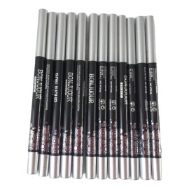 KH Docena Delineadores Para Ojos Labios Lapiz Negro Mayoreo 12p