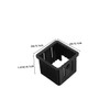 Abaodam 8pcs Hollow Square Tube Insert Sleeves for Fitness Equipment