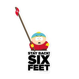 South Park Cartman Stay Back Die Cut Sticker