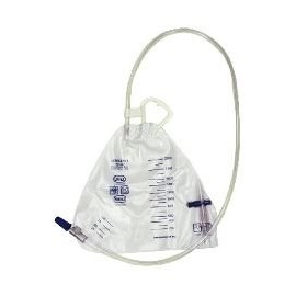 AMSure Urinary Drainage Bags - Triangle Shape 2000mL Universal Hanger - Economical 8mL Thickness