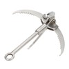 Stainless Steel Grappling Hook 4 Claws Rock Climbing Folding Hook