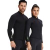 ZCCO Men's 3 mm Wetsuit with Zip Front, Long Sleeves,