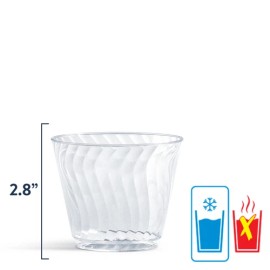 Chinet Disposable Cut Crystal Cups 50ct