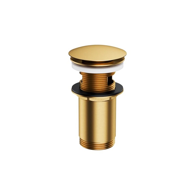 Omnires A706GLB Click-clack Stopper for Bathroom Sink with Overflow Klik-klak
