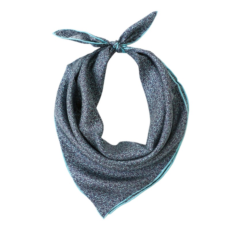 Prettystern Men's Lady Pure Silk Bandana Handrolled Silk Neckerchief Unisex
