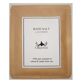 Bath Salt, Lavender, Mineral Rich Rock Salt and Natural Aromatherapy Oil (Flower Type)