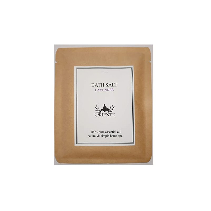 Bath Salt, Lavender, Mineral Rich Rock Salt and Natural Aromatherapy