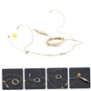 WHAMVOX Omnidirectional Headset Microphone Screw Lock Connector Sound Earhook Design