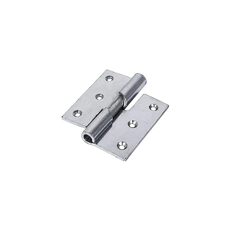 TIMCO Rising Butt Hinges Right Hand Steel Silver - 75
