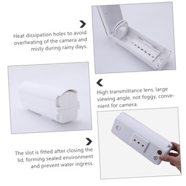 Operitacx Schutzgehäuse Langlebige Abdeckung für Regenschutz für Außeneinsatz Schützende Hülle für Ip Kameras