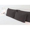 Comfort Beddings Premium Quality Grey Pillowcases 100% Cotton Blend Grey