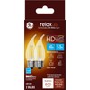 GE Lighting Relax LED Light Bulbs, 60 Watt Eqv, Soft