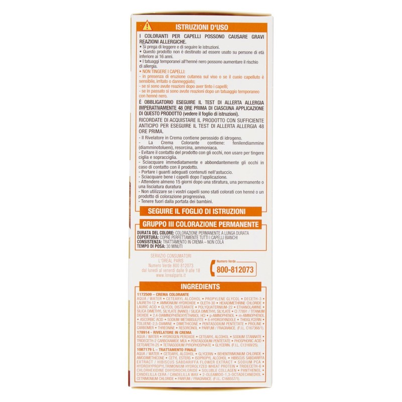 Excellence Age Perfect Hair Dye 6.03 Dark Blonde Caramel