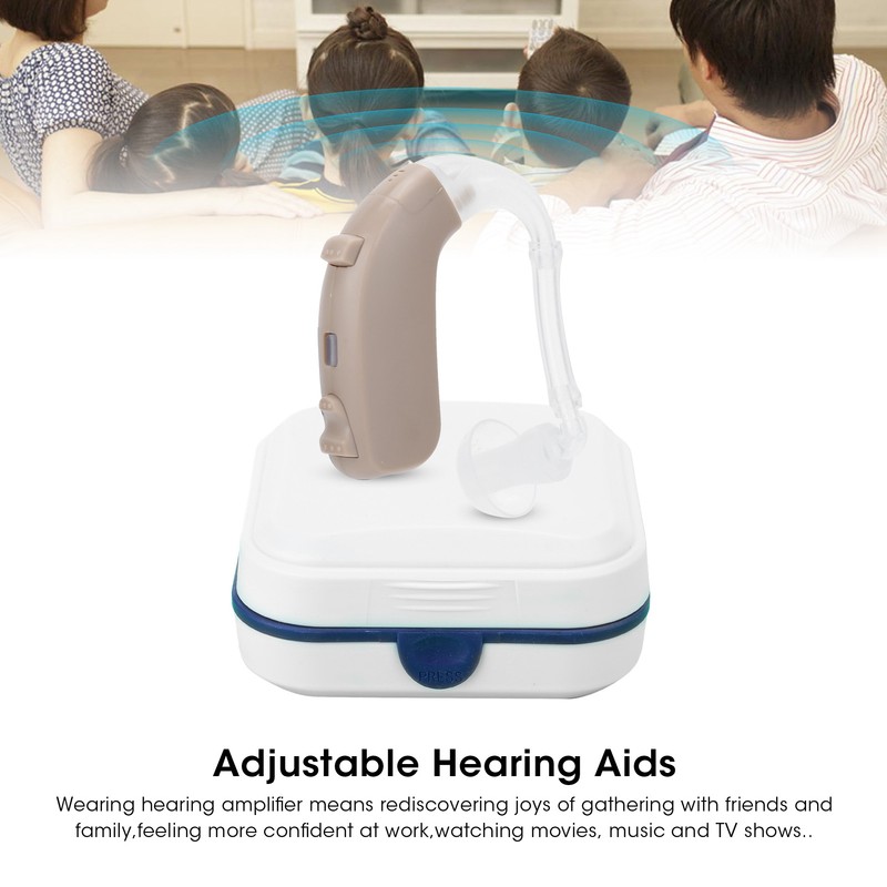 100‑240V G‑26 Digital Hearing Aid Ear Sound Amplifier Assist Adjustable