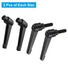 sourcing map 4pcs Clamping Lever Adjustable Handle Set Metric M8