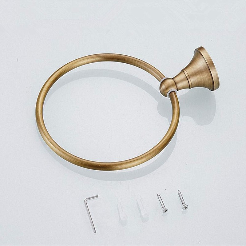 Leyden Towel Ring Antique Brass Hand Towel Holder Bathroom Accessories