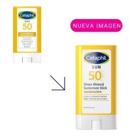 Cetaphil Bloqueador Protector Solar Mineral Facial en Stick SPF 50 14gr
