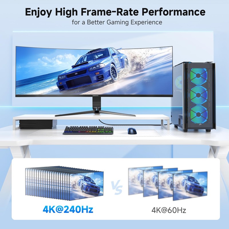 Cable Matters DisplayPort to DisplayPort Extension Cable - 6ft, Supports