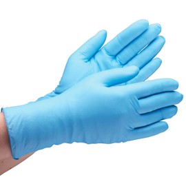 [ミドリ安全] ニトリル 手袋 作業用 ニトリルゴム 柔らかい 滑り止め ベルテ750K レギュラー 粉なし ブルー S 100枚入