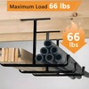 Romorgniz 4 Sets Overhead Garage Storage Rack, Utility Hooks &