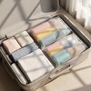 Bekecidi 15-Piece Travel Essentials Bundle: 5-Pack Waterproof Drawstring Shoe Bags