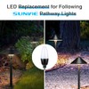 SUNVIE Low Voltage Pathway Lights 3W 3000K Replacement Bulb 2