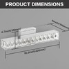 SOLFART Crystal Vanity Lights for Bathroom, 5 Color Adjustable Dimmable,16.5