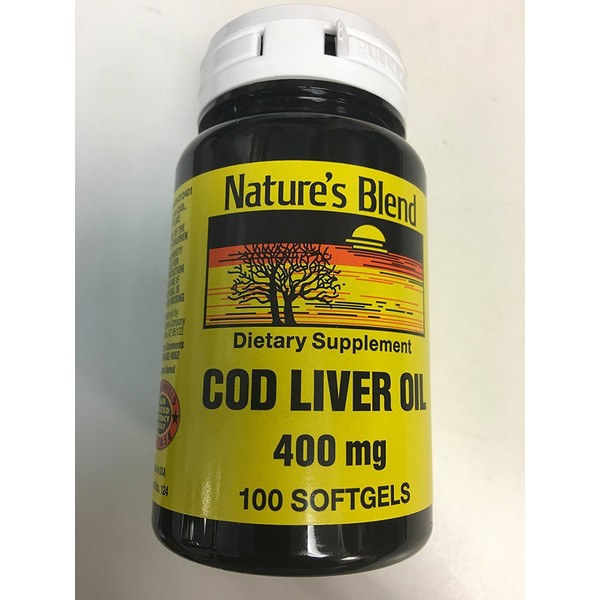 Nature’s Blend Cod Liver Oil 100 Softgels