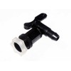 One Stop DIY 3 x Black Plastic Tap with Nut