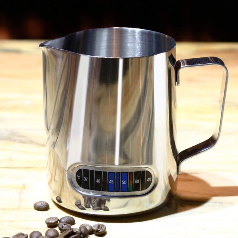 600ml Milk Jug Frothing Pitcher Stainless Steel Coffee Frothing Jug,with