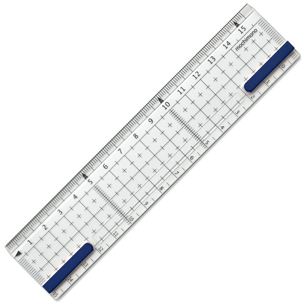 mochimono 640121 Mochimono Non-slip Ruler Pitat Ruler Grid 5.9 inches