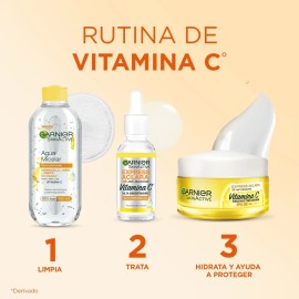 Sérum Anti Manchas Garnier Express Aclara Vitamina C 30ml Para Todo tipo de Piel de Dia y Noche