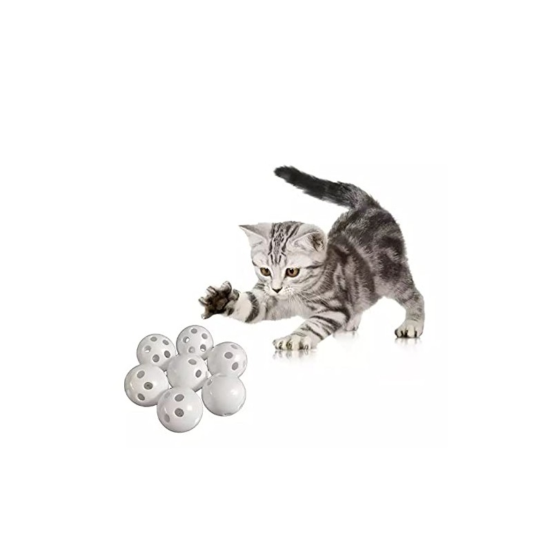 Plastic Bells, Balls, Set of 10, White, Plastic Bells, Safety