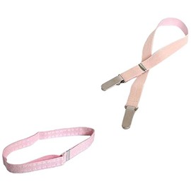 Hasegawa Kimono Belt / Waist Belt, 2-Piece Set, Made in Japan, Pink, Pink