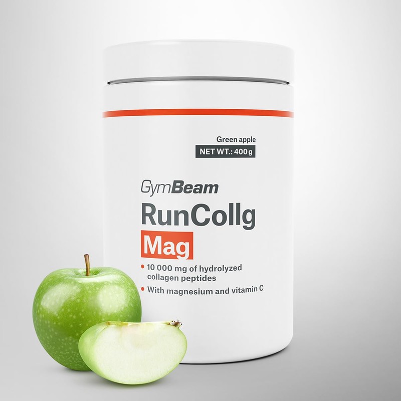 GymBeam RunCollg Mag with Vitamin C - Hydrolysed Collagen Peptides,