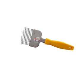 Apiformes Entdeckel Cradle Metal with 19 Straight Nails, Yellow Handle/Honey Harvest/Honeycomb/Bees Beekeeping | Beekeeping Supplies |