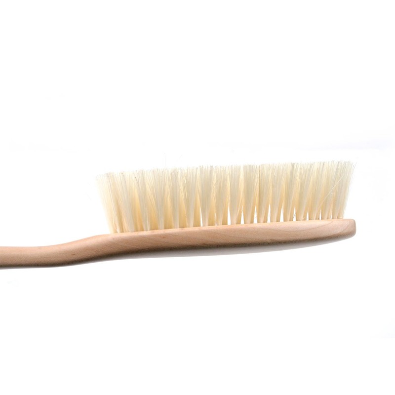 Nakata Hanger Clothes Brush Hog Bristle Hair Natural Made in