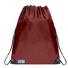 Burgundy Classic Drawstring Backpack