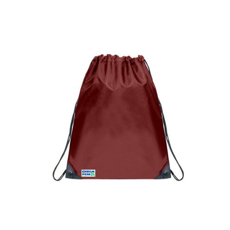 Burgundy Classic Drawstring Backpack