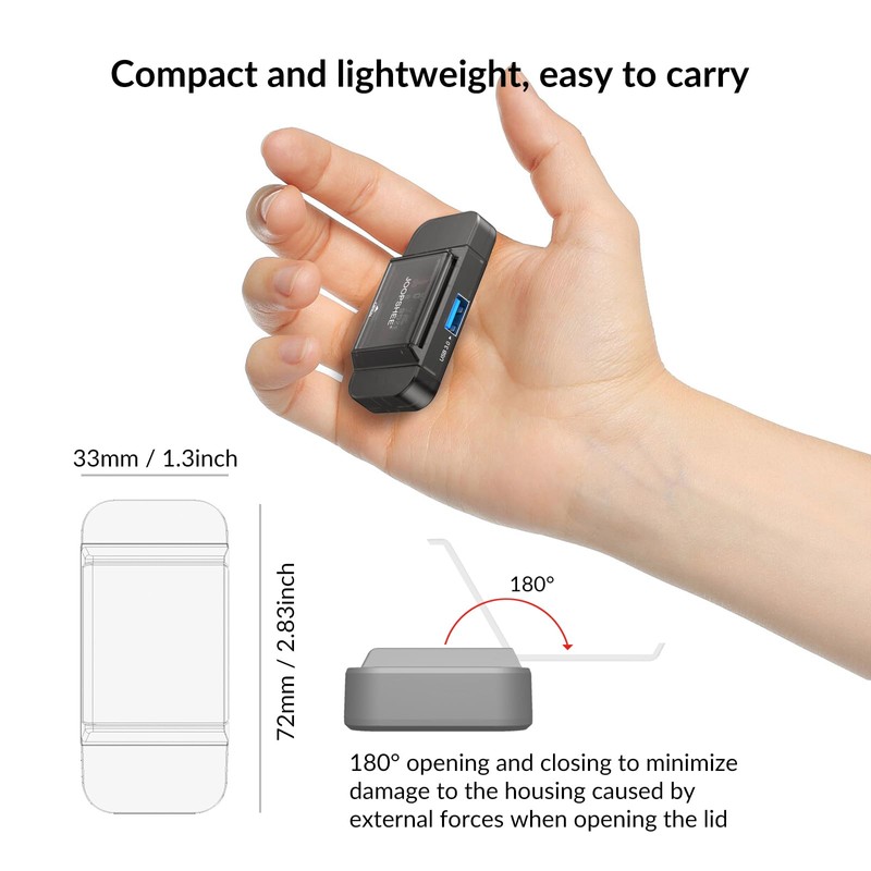 JOOPSHEE SD Card Reader,USB C to Micro SD Memory Card