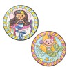 Baker Ross FE165 Mermaid Colour-in Window Decorations - Pack of