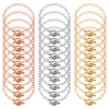 30pcs Bracelet Chains for Bulk Jewelry Making, Alloy Link Chain