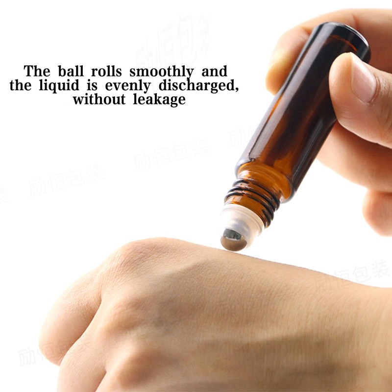 10 PCS Essential Oil Roller Bottles 10 Ml 1/3 Oz