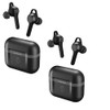 Skullcandy 2 Pack Wireless in-Ear Headphones Bundle (Indy Evo Black)