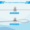 PATIKIL 9x8mm Wire Rope Clip 15 Pcs Metal Cable Clamp