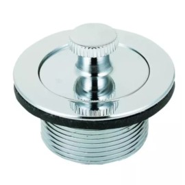 HD Supply Lift & Turn Tub Bathtub Drain Stop Assembly POLISHED CHROME 1-7/8" OD 1-1/2" ID